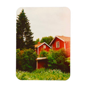 Sommertag in Dalarna Magnet