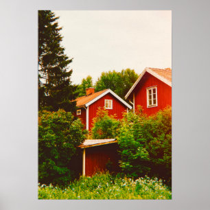Sommertag in Dalarna Poster