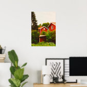Sommertag in Dalarna Poster (Heimbüro)