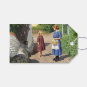 Sommertag in Dänemark (von H.A. Brendekilde) Geschenkanhänger