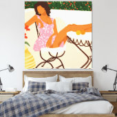 Sommertag Leinwanddruck (Insitu (Schlafzimmer))