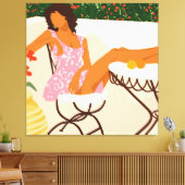 Sommertag Leinwanddruck (Insitu (Wohnzimmer))