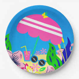 Sommertag Pappteller