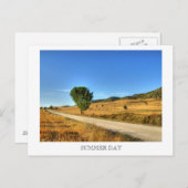 Sommertag Postkarte (Vorne/Hinten)