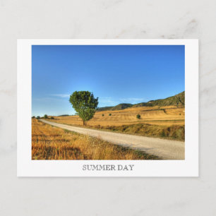 Sommertag Postkarte