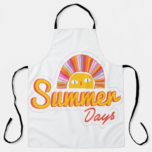Sommertag  schürze (Vorderseite)