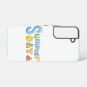 Sommertag - Sommertag Feier Text Samsung Galaxy Hülle (Rückseite (Horizontal))