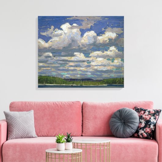 Sommertag | Tom Thomson | Leinwanddruck (Insitu (Wohnzimmer))