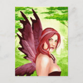 Sommertag Träume Fee Postkarte (Vorderseite)