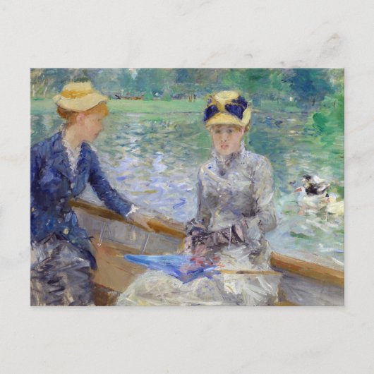 Sommertag von Berthe Morisot Postkarte (Vorderseite)