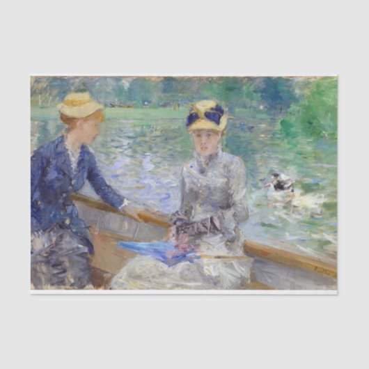 Sommertag von Berthe Morisot Seidenpapier (Vorderseite)