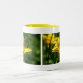 Sommertag Zweifarbige Tasse (Mittel)