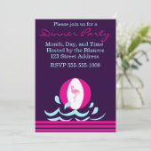 Sommertage der Hunde Einladung (Stehend Vorderseite)