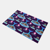 Sommertage der Hunde Fußmatte (Schrägansicht)