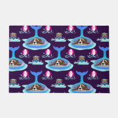 Sommertage der Hunde Fußmatte (Vorderseite)