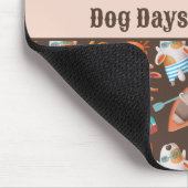 Sommertage der Hunde Mousepad (Ecke)