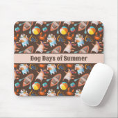 Sommertage der Hunde Mousepad (Mit Mouse)