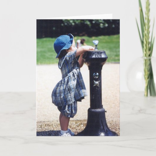 Sommertage - "Fast groß genug" Karte (Vorderseite)