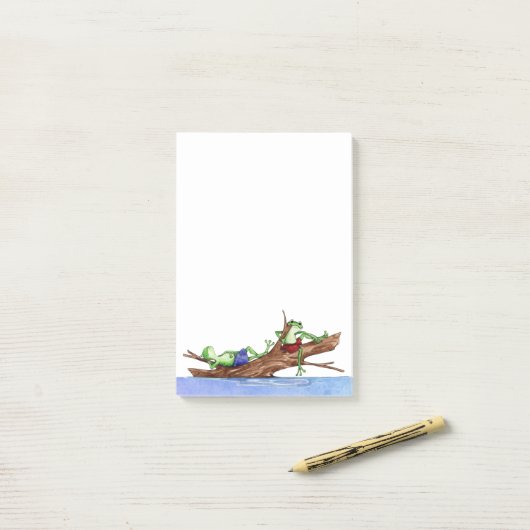 Sommertage Post-it Klebezettel (Auf Schreibtisch)