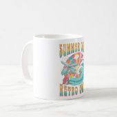 Sommertage, Retro-Wege Textgestaltung Kaffeetasse (Vorderseite Links)