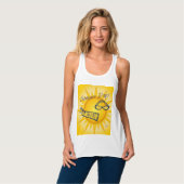 Sommertage Sonnenhitzer Racerback Tank Top (Vorderseite Vollansicht)