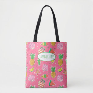 Sommertage Strand Tote Tasche