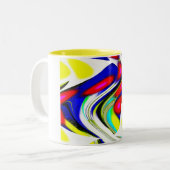 Sommertage Zweifarbige Tasse (Vorderseite Links)