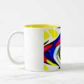 Sommertage Zweifarbige Tasse (Links)