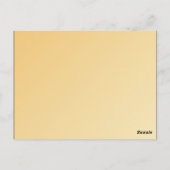 Sommertageskarte Postkarte (Rückseite)