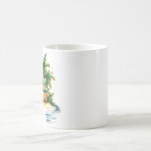 Sommertext - tropische Sommerinsel Kaffeetasse (Mittel)