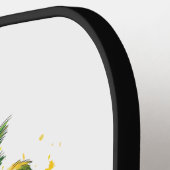 Sommertext - tropische Sommerinsel Pickleball Schläger (Linke Seite)