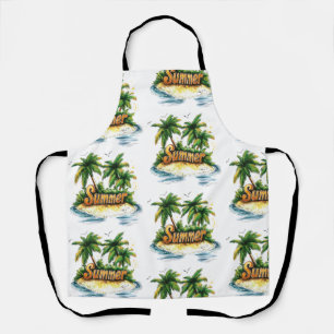 Sommertext - tropische Sommerinsel Schürze