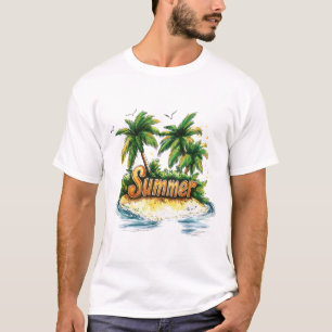 Sommertext - tropische Sommerinsel T-Shirt