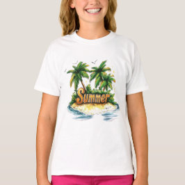 Sommertext - tropische Sommerinsel T-Shirt