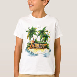 Sommertext - tropische Sommerinsel T-Shirt