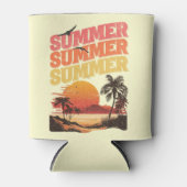 Sommertextdesign Dosenkühler (Vorderseite)