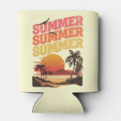 Sommertextdesign Dosenkühler (Rückseite)