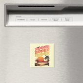 Sommertextdesign Magnet (In Situ (Geschirrspüler))