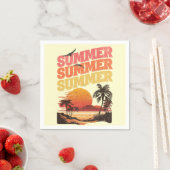 Sommertextdesign Serviette (Beispiel)