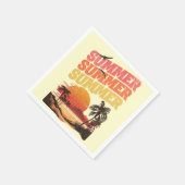 Sommertextdesign Serviette (Ecke)