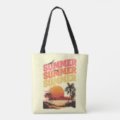 Sommertextdesign Tasche (Rückseite)