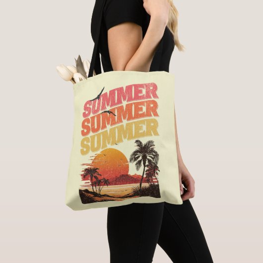 Sommertextdesign Tasche (Von Nahem)