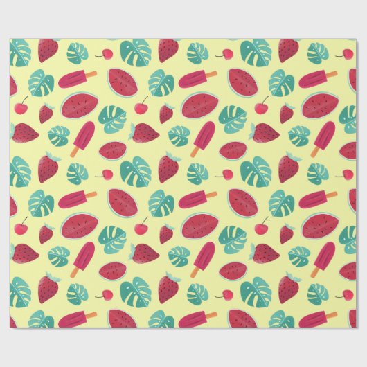 Sommerthema Geschenkpapier (Flach)