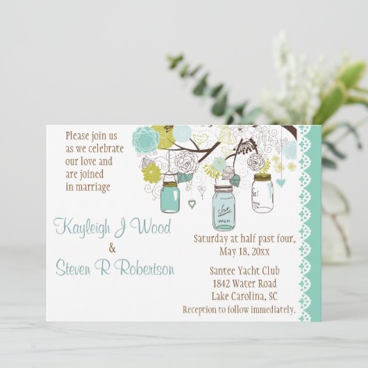 Sommertraum Einladung (Stehend Vorderseite)