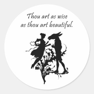 Sommertraum Runder Aufkleber