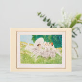 Sommerträume, 1934 von Louis Icart Feiertagskarte (Stehend Vorderseite)