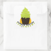 Sommerträume Eiscreme  Quadratischer Aufkleber (Tasche)