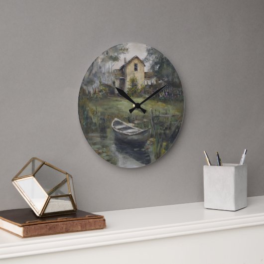 "Sommerträume" Große Wanduhr (Büro)