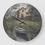 "Sommerträume" Große Wanduhr (Vorderseite)