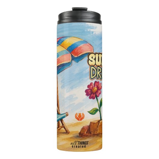 Sommerträume Thermosbecher (Vorderseite)